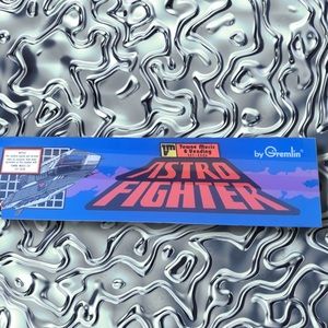 Astro Fighter Gremlin Arcade Video Game Marquee Sign Header Wall Art Decor